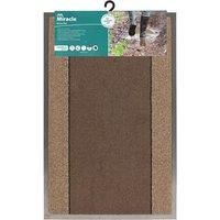 JVL Miracle Striped Machine Wash Barrier Door Floor Mat, 40x60cm or 60x90cm