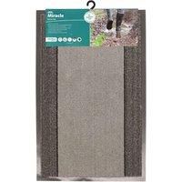 JVL Miracle Striped Machine Wash Barrier Door Floor Mat, 40x60cm or 60x90cm