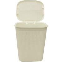 JVL 50L Laundry Basket  Ivory