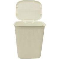 JVL 50L Laundry Basket  Ivory