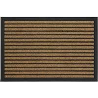 JVL Vienna Heavy Duty Rubber Backed Scraper Door Mat, 45x75cm or 40x60cm