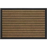 JVL Vienna Heavy Duty Rubber Backed Scraper Door Mat, 45x75cm or 40x60cm