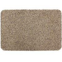 JVL Tanami Machine Washable Barrier Door Mat, Beige, 50 x 75 cm