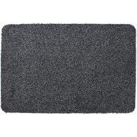 JVL Tanami Machine Washable Barrier Door Mat, Charcoal, 50 x 75 cm