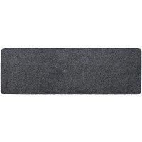 JVL Tanami Two tone Fleck Barrier Runner Door Mat, Charcoal, 50 x 150 cm