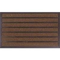 JVL Dirt Stopper Pro Rectangular Scraper Entrance Door Mat, 45 x 75 cm