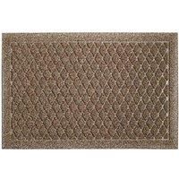 JVL Dirt Defender Scraper Door Mat 40 x 60 cm, Diamond, Beige