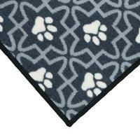 JVL Machine Washable Pet Mat 40 x 70 cm, Lattice Paws, 01-263LA