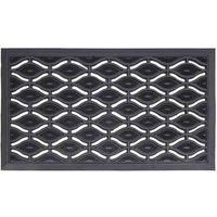 JVL Elipses Eyes Rubber Doormat 40x70cm 2 pack