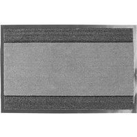 JVL Firth Tile Rubber Backed Doormat, 40x70cm, Grey