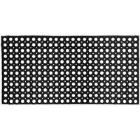 JVL Contract Rondo Rubber Ring Scraper Doormat, 50x100cm, Pack of 2