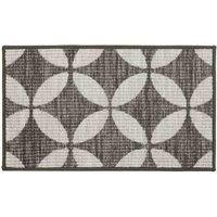 Jvl Fiora Machine Washable Doormat And Runner Pewter