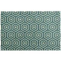 VL 'Mega Machine Washable Doormat and Runner, Geo Hex