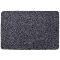 JVL Tanami Machine Washable Doormat and Runner, Charcoal