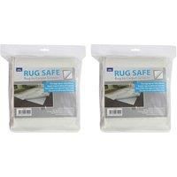 JVL Rug Safe Carpet Gripper For Carpet Floors, Pack of 8, 120 X 180cm