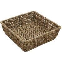Jvl Hand Woven Seagrass Square Storage Tray 4.2L Capacity Set Of 2