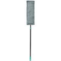 JVL Super-Absorbent Microfibre Extendable Flat Floor Mop, Grey/Turquoise