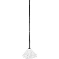 JVL Super-Absorbent Easy Twist Microfibre Floor Mop, Grey,