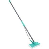 JVL 20-037TQ Super-Absorbent Flat Sponge Squeegee Floor Mop, Turquoise/Grey
