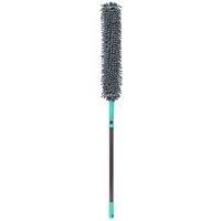 JVL 20-065GY Flexible Chenille Head Duster with Extendable Handle, Grey/Turquoise,