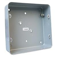 MK Grid Plus 6 or 8 Gang Flush Back Box With Knockouts