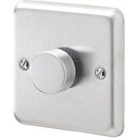 MK Contoura 1-Gang 2-Way Dimmer Brushed Stainless Steel (924RG)