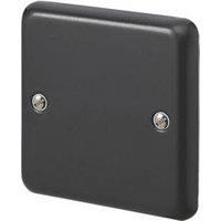 MK Contoura 1-Gang Blanking Plate Black (140RG)