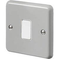 MK Contoura 10A 1-Gang 2-Way Switch Grey with White Inserts (794RG)