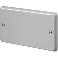 MK Contoura 2-Gang Blanking Plate Grey (659RG)