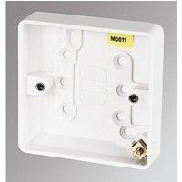 MK Electric K2151WHI Link 1 Gang Architrave Moulded Flush Box, White