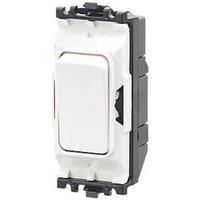 MK Grid Plus K4881WHI 10 Amp Single Pole 2 Way Grid Switch