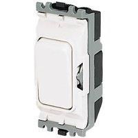 MK K4882 WH 10 amp SP 2 way grid Switch white