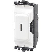 MK Chroma Plus K0393 PCR 3 Module Data Telecom Frontplate K393 Polished Chrome