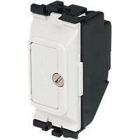 MK Grid Plus 13 Amp Fuse Unit Accessory Module K4890WHI