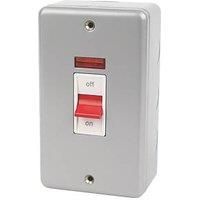 MK Metal Clad DP 32A & 50A Switch 50A Neon