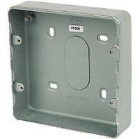 MK Electric Metalclad/Albany 6/8 Gang Box with Knockouts