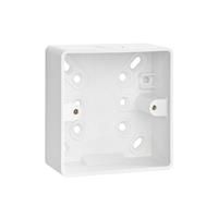 Honeywell MK Logic Plus PVC Box 1 Gang 32mm in White
