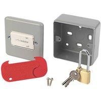 MK Metalclad Plus K2857 ALM 3-Pole Fan Isolator Lock/Key