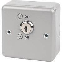 MK Metalclad Plus 20A 1-Gang DP Metal Clad Key Switch (29973)