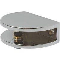Hafele Shelf Clamp Supports Polished Chrome 36 x 16mm 2 Pack (7986P)
