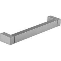 Wickes Georgia Square Bar Handle  Stainless Steel Effect 160mm