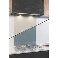 AluSplash Splashback Aluminium-based Petrol Blue Warm Grey Hob Panel 600x800x4mm