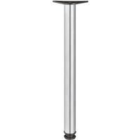 Hafele Adjustable Table Leg 710mm (4 Pack) in Stainless Steel Plastic