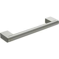 Hafele Boston Bar Handle 128mm in Silver Steel