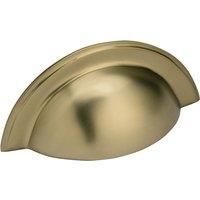 Wickes Windsor Cup Handle - Brushed Brass