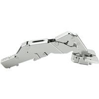 Hafele Concealed Soft Close Hinge Set 155deg (2 Pack) in Stainless Steel