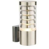 Saxby Tango Outdoor Wall Light Brushed Stainless Steel (806VX)