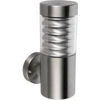 Saxby Equinox 23W Marine Grade Brushed Stainless Steel Modern Outdoor Garden IP44 Wall Light