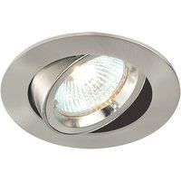 Saxby Cast Fixed or Tilt Twist Lock GU10 Mains 240V Downlight Recessed Spotlight
