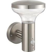 Saxby Roko Outdoor Wall Light With PIR Sensor Brushed Stainless Steel (228VX)
